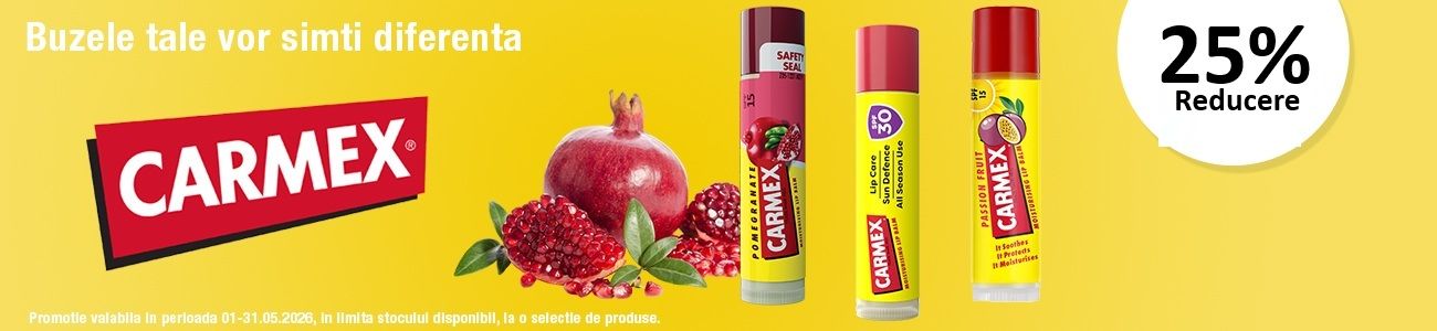 Carmex 25% Reducere Mai