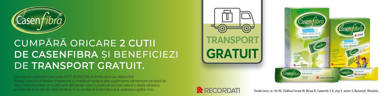 Casenfibra Transport Gratuit Iulie-Septembrie
