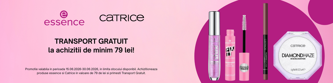Catrice+Essence Transport Gratuit Iunie