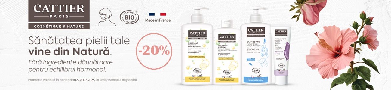 Cattier 20% Reducere Iulie