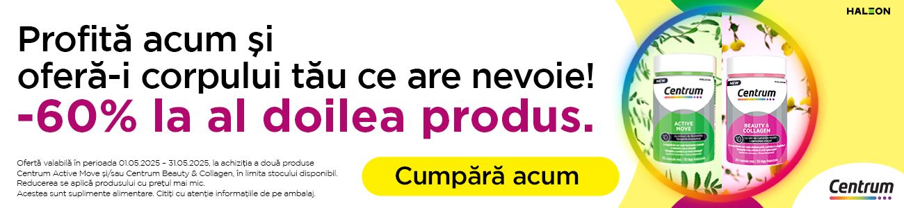 Centrum 1+60% Reducere La Al Doilea Produs Mai
