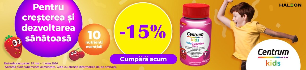 Centrum 15% Reducere Ziua Copilului