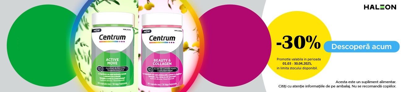 Centrum 30% Reducere Martie - Aprilie