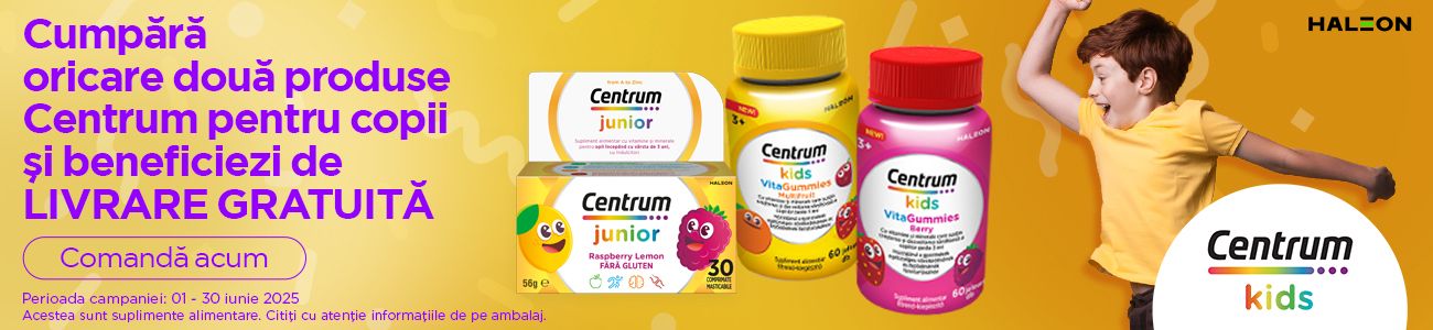 Centrum Kids Transport Gratuit Iunie