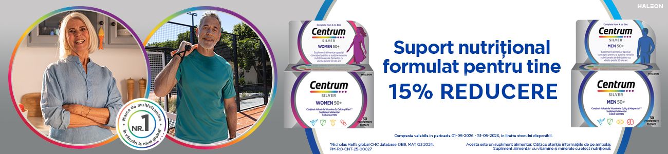 Centrum Silver 15% Reducere Mai