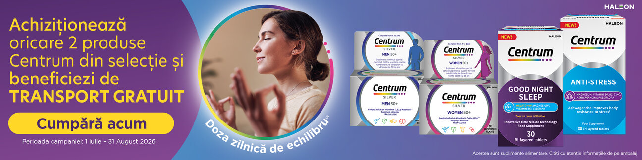 Centrum Transport Gratuit Iulie-August