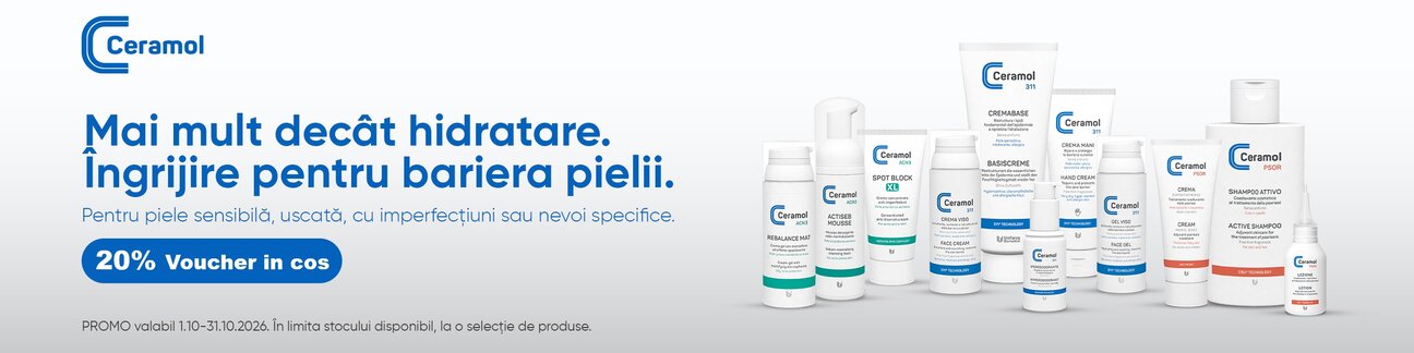 Ceramol 20% Voucher in cos Octombrie