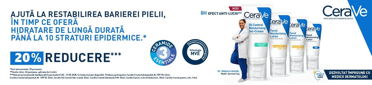 CeraVe 20% Reducere Mai