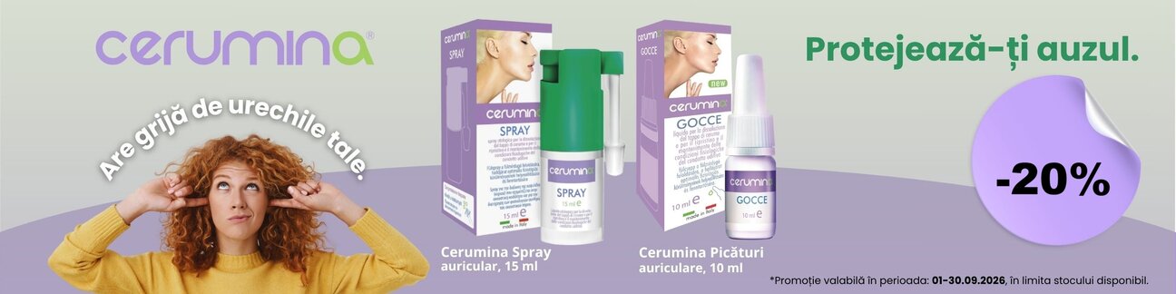 Cerumina 20% Reducere Septembrie
