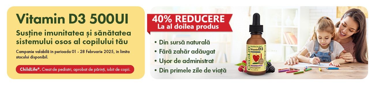 Childlife 1+40% Reducere la al doilea Februarie 