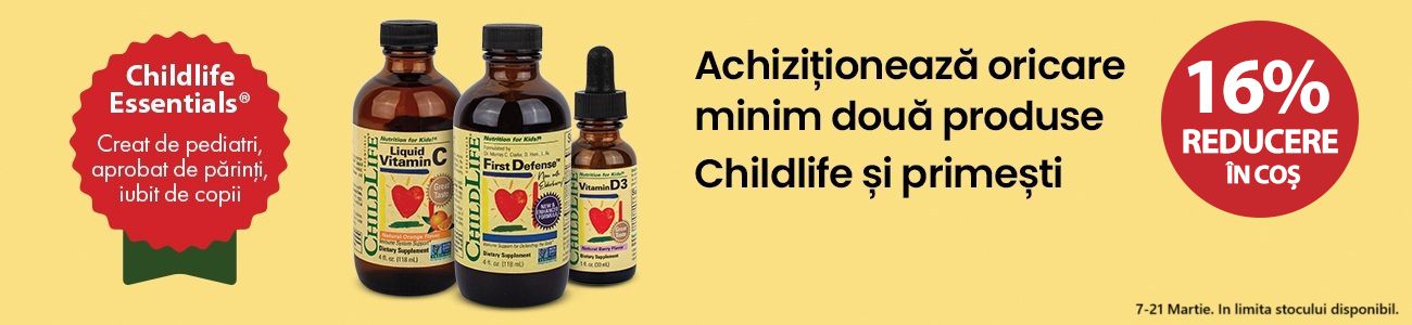 Childlife 16% Reducere in cos Martie