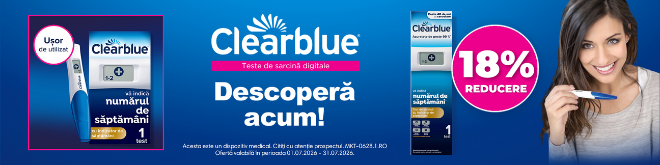 Clearblue 18% Reducere Zorii Reducerilor