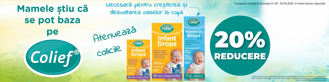 Colief 20% Reducere Iunie