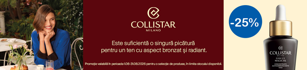 Collistar 25% Reducere August