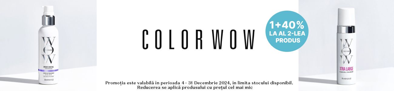 Color Wow 1+ 40% reducerea la al 2-lea Decembrie 