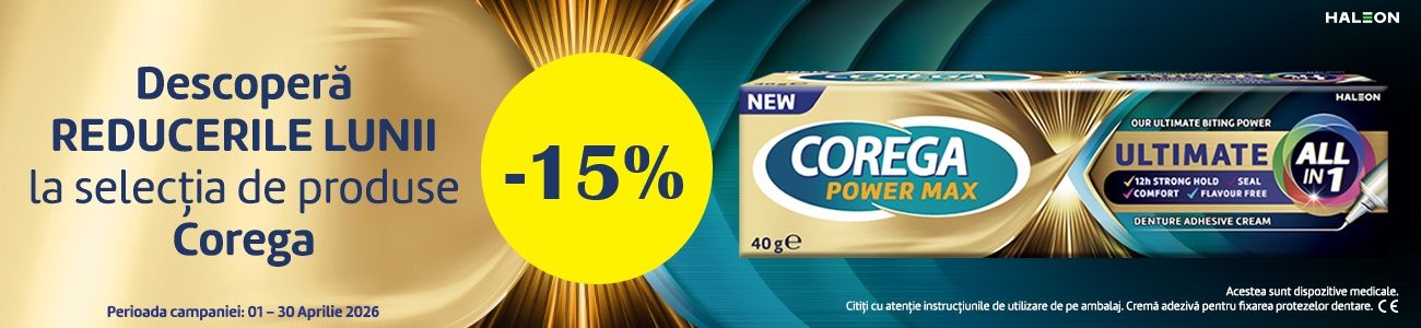 Corega 15% Reducere Aprilie-Mai