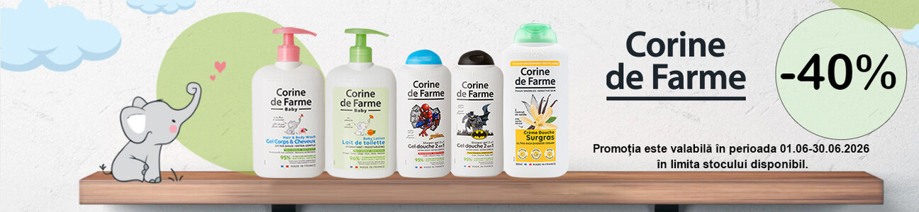 Corine De Farme 40% Voucher in cos Iunie