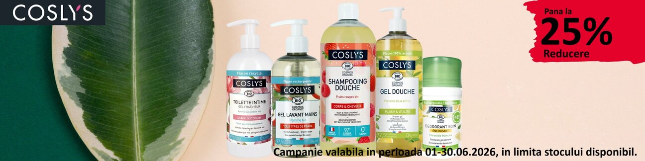 Coslys Pana la 25% Reducere Iunie