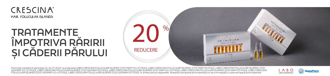Crescina 20% Reducere Iulie
