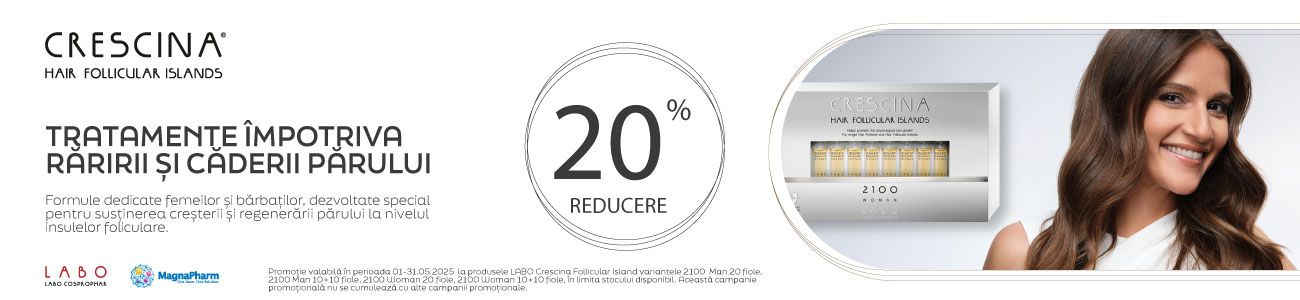 Crescina 20% Reducere Mai