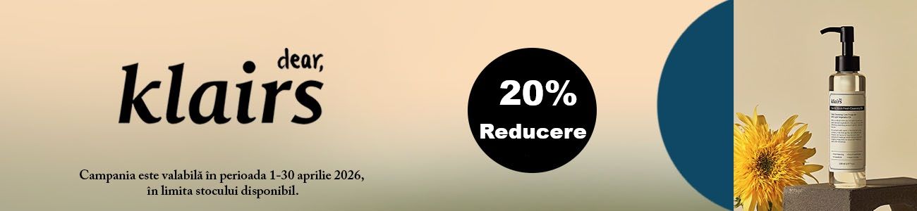 Dear Klairs 20% Reducere Aprilie