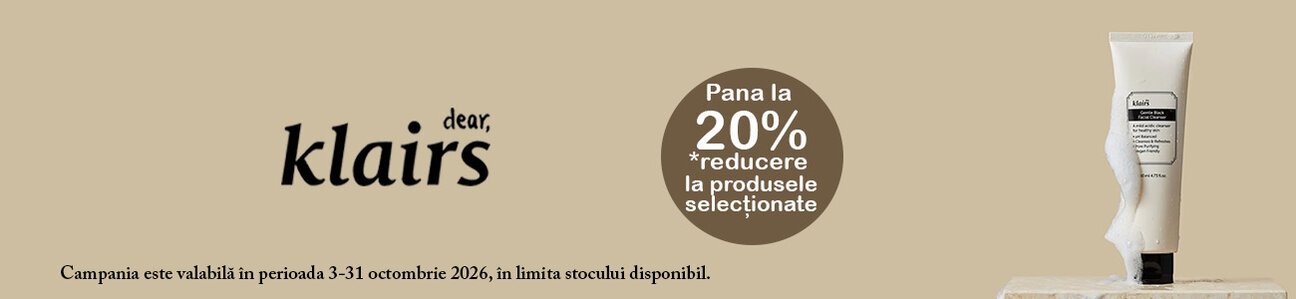 Dear Klairs Pana la 20% Reducere Octombrie