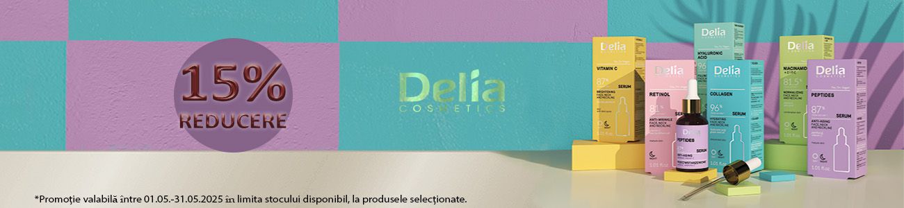 Delia Cosmetics 15% Reducere Mai