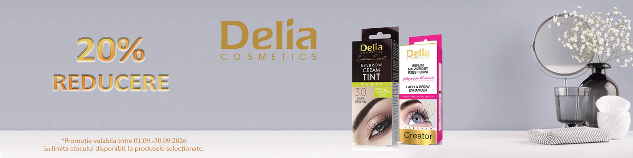 Delia Cosmetics 20% Reducere Sepetmbrie