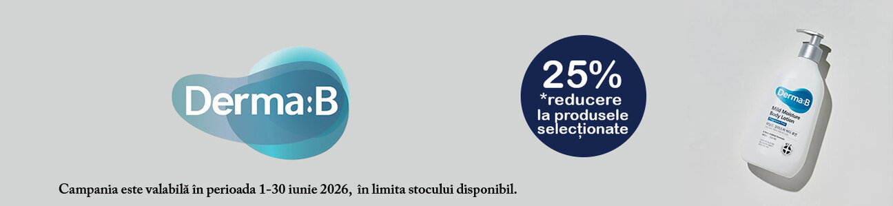 Derma:B 25% Reducere Iunie