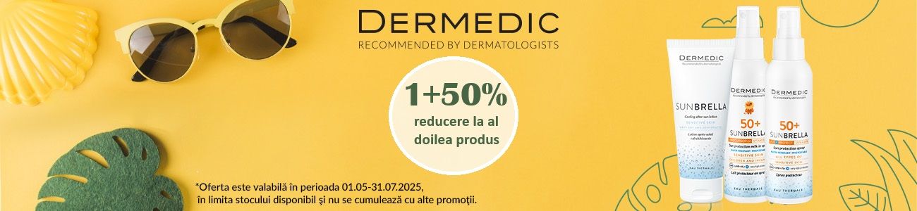 Dermedic 1+50% Reducere La Al Doilea Produs Mai-Iulie
