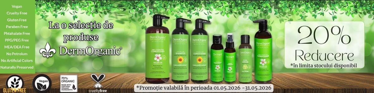 DermOrganic 20% Reducere Mai