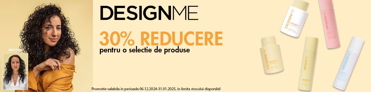 Design.Me 30% Reducere Decembrie-Ianuarie