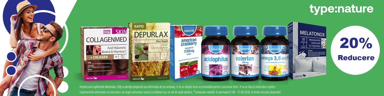 Dietmed si Naturmil 20% Reducere August