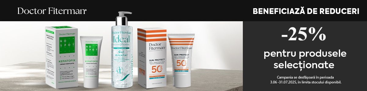 Doctor Fiterman 25% Reducere Iunie-Iulie