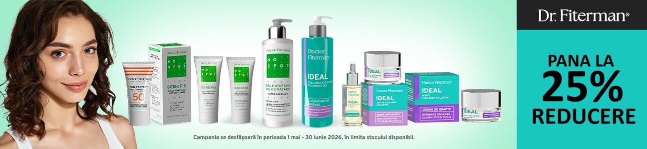 Doctor Fiterman Pana la 25% Reducere Mai-Iunie