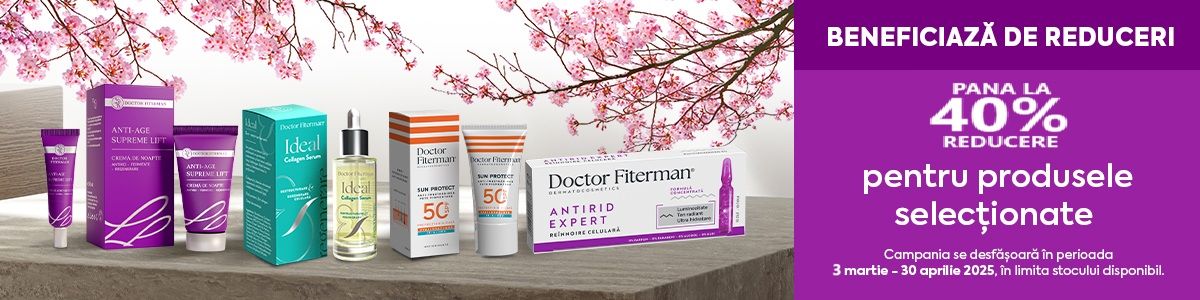 Doctor Fiterman Pana la 40% Reducere Martie-Aprilie