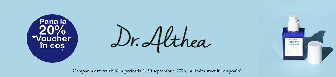 Dr. Althea Pana la 20% Voucher in cos Septembrie