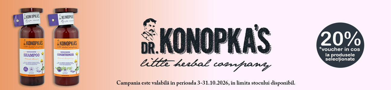 DR. KONOPKA'S 20% Voucher in cos Octombrie