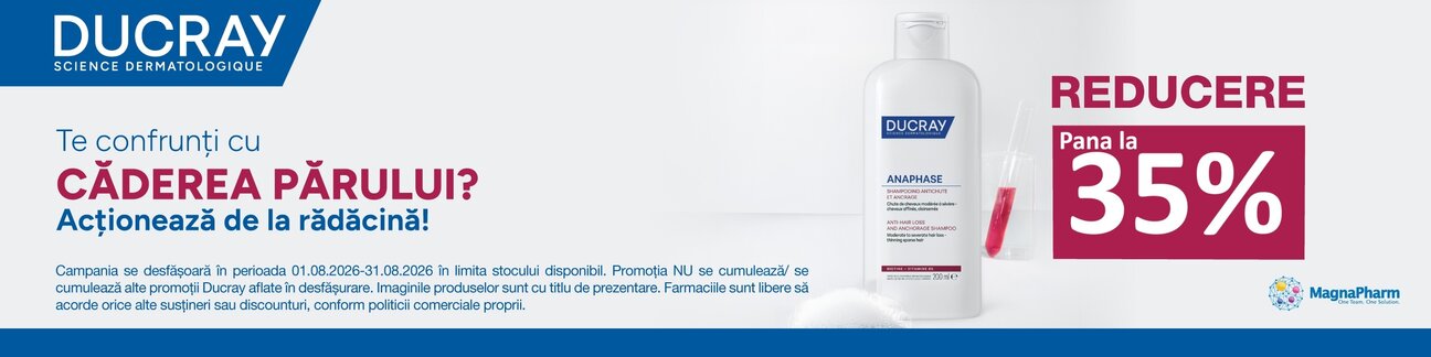 Ducray Pana la 35% Reducere August