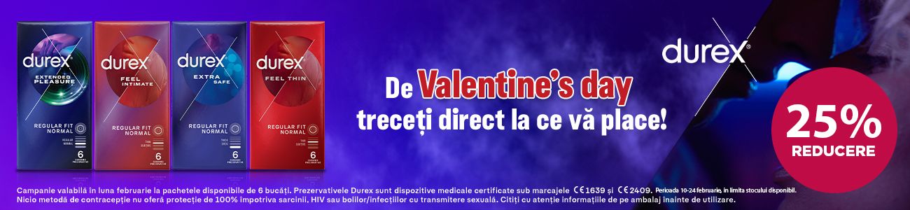 Durex 25% Reducere Valentines Day