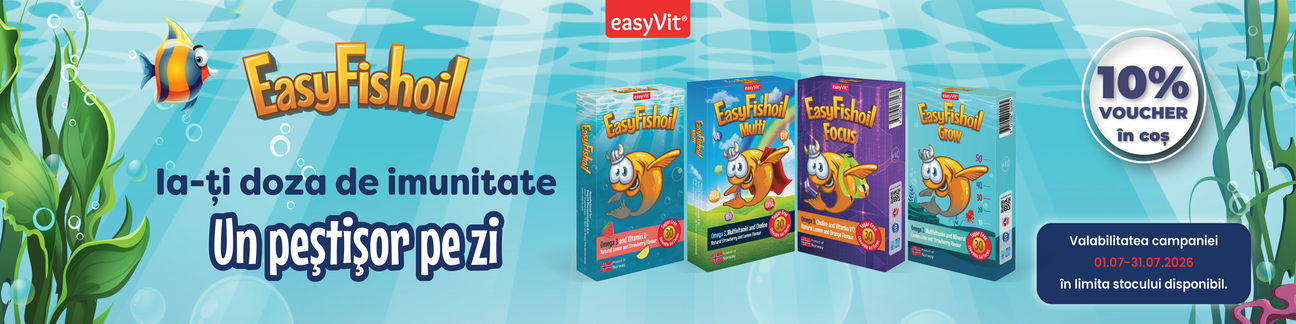 Easyvit 10% Voucher in cos Iulie