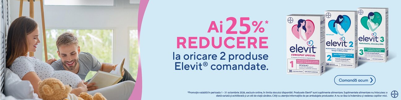 Elevit 25% Reducere Octombrie