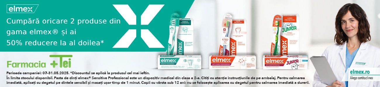 Elmex 1+50% la al doilea Mai