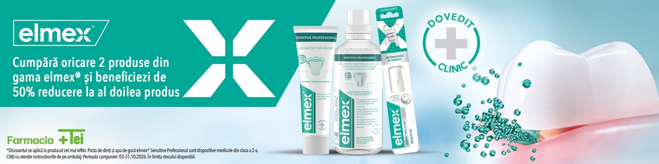 Elmex 1+50% Reducere la al 2-lea Octombrie