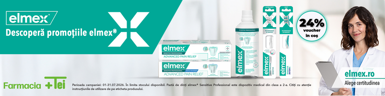Elmex 24% Voucher in cos Zorii Reducerilor