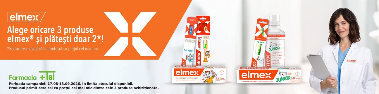 Elmex 3 la pret de 2 Back to School