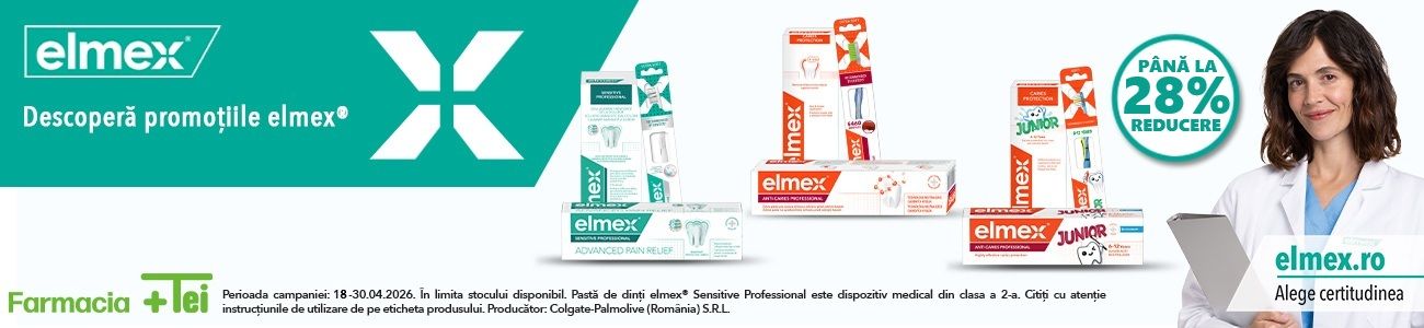 Elmex Pana la 28% Reducere Aprilie
