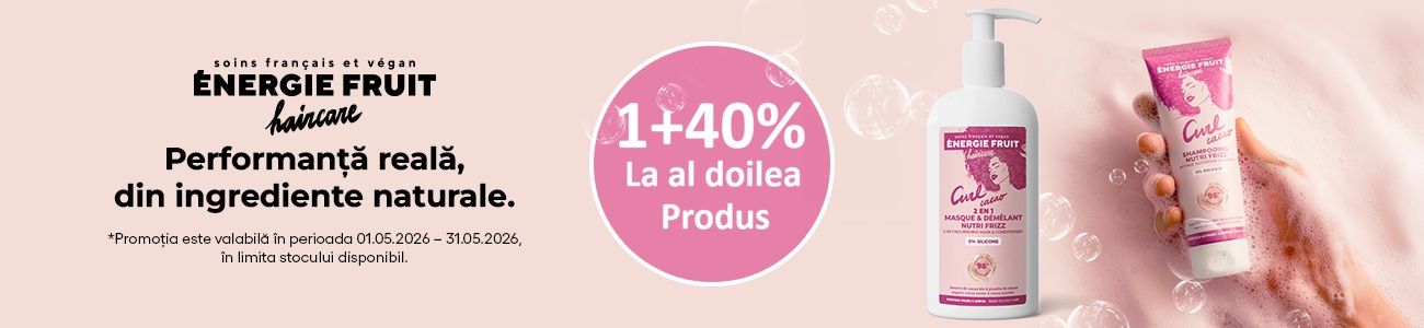 Energie Fruit 1+40% Reducere la al doilea Mai