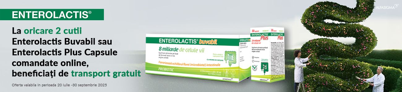 Enterolactis Transport Gratuit Iulie-Septembrie