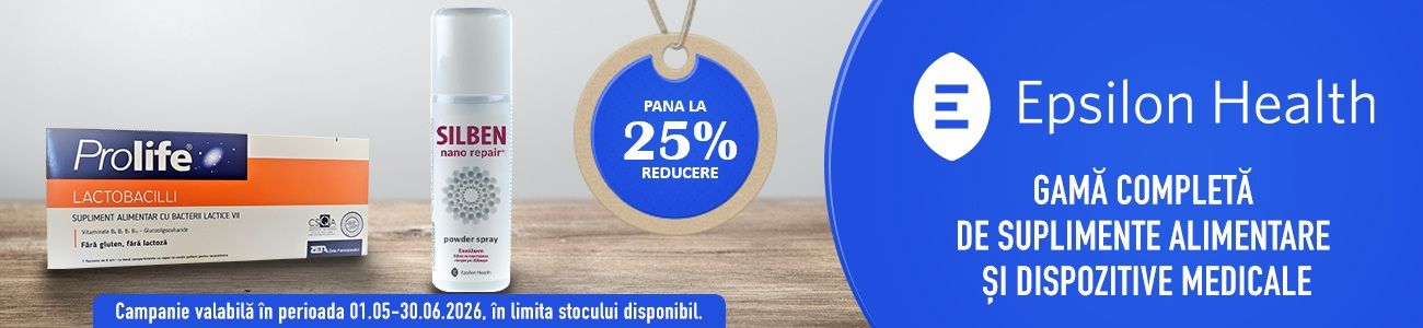 Epsilon Pana La 25% Reducere Mai-Iunie